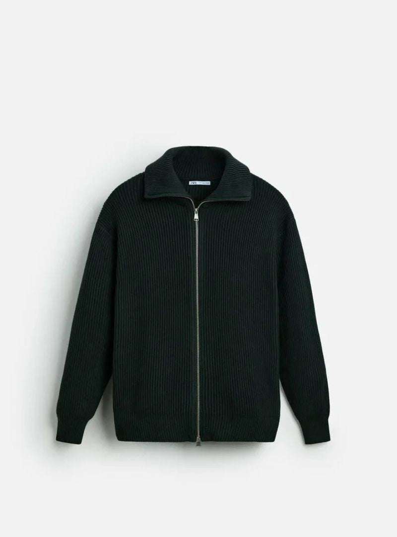 Burgos | Cárdigan con Forro y Cierre de Cremallera